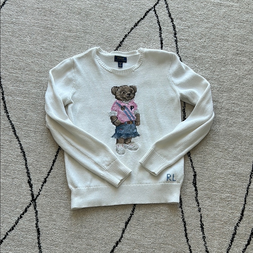 Ralph Lauren Polo Sweater with Bear Design